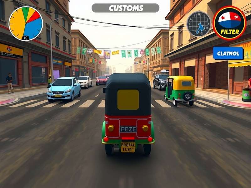 Rickshaw Speed Demon customization options screen
